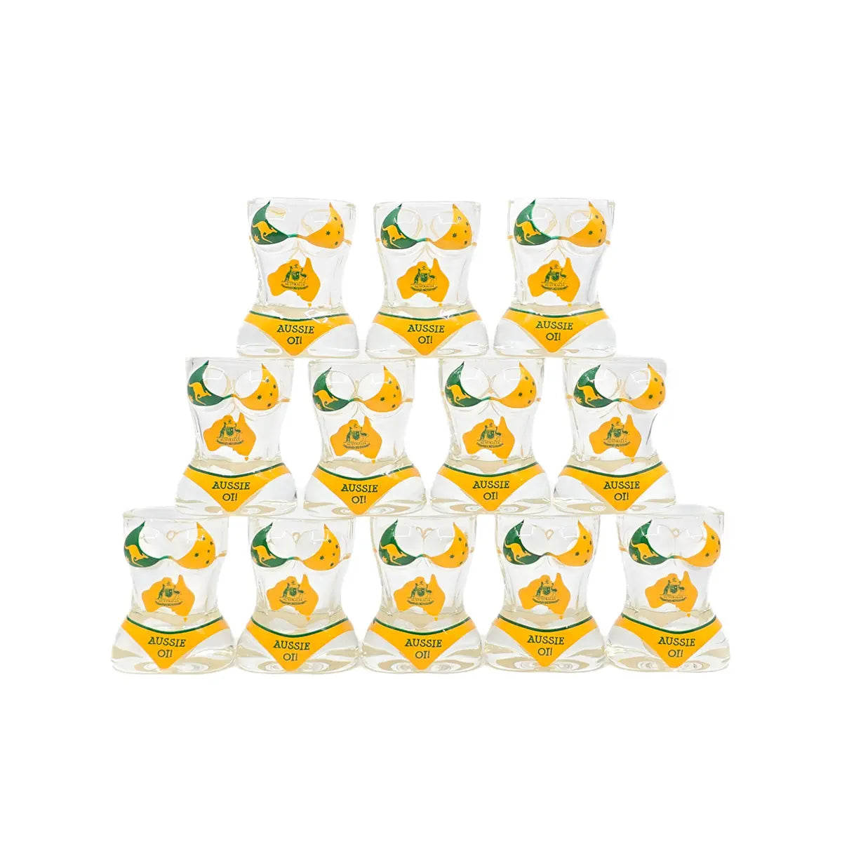 12-piece Map Bikini Shot Set - Allanson Souvenirs