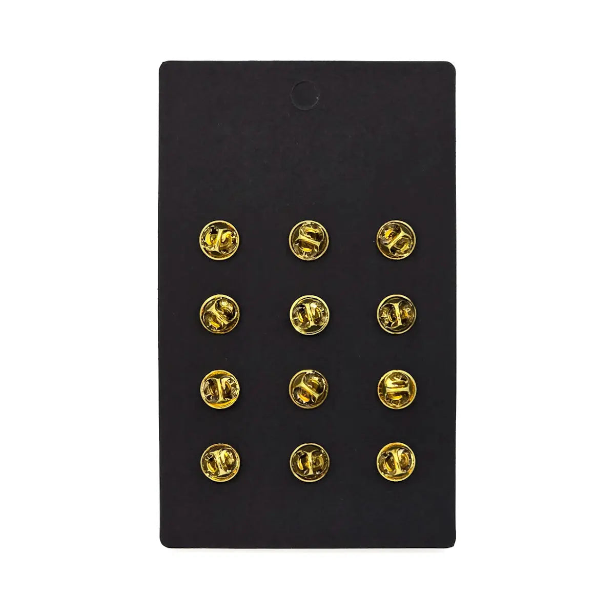 12-piece Gold Kangaroo Lapel Pins Back -Allanson Souvenirs