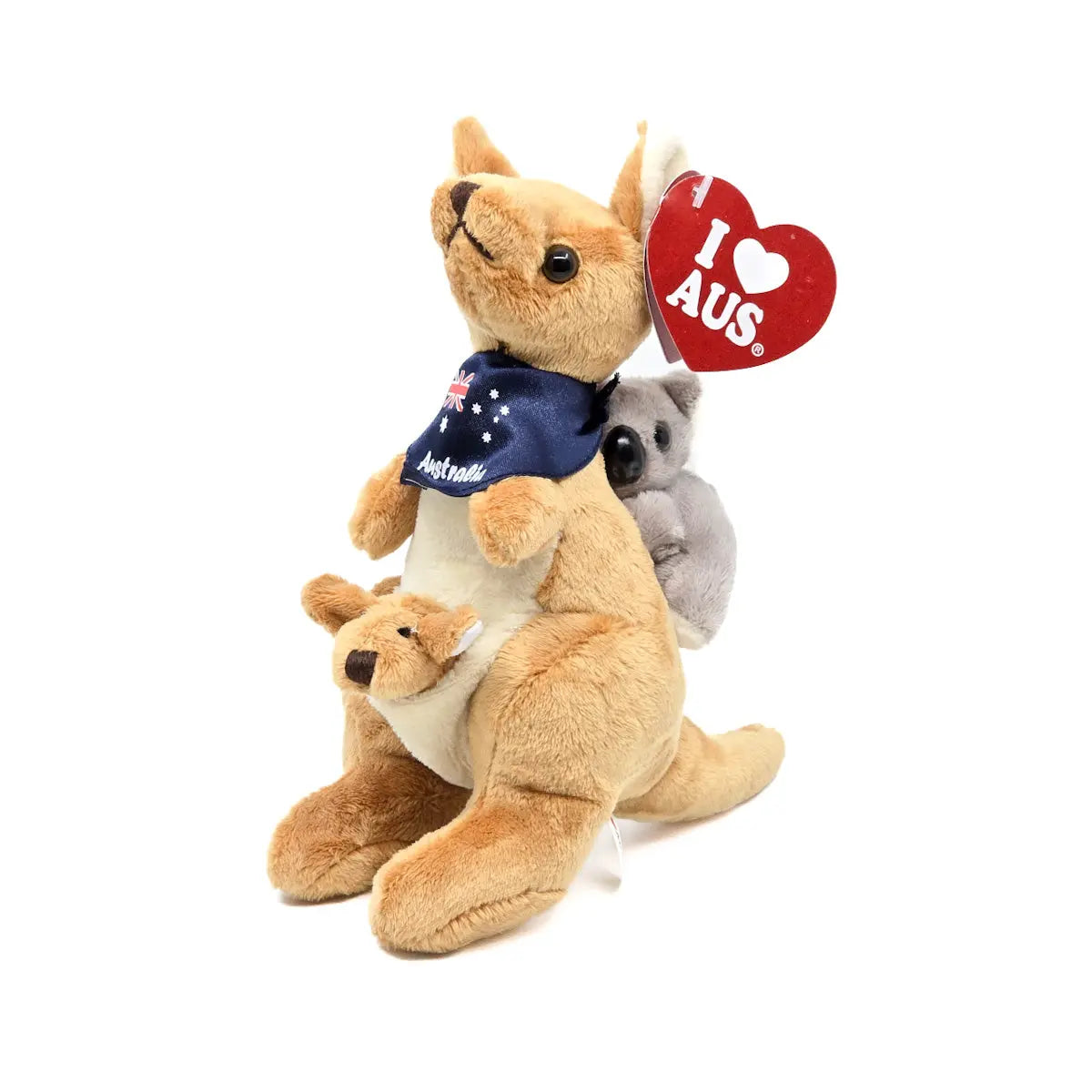 20cm Plush Kangaroo/Koala Soft Toy - Allanson Souvenirs