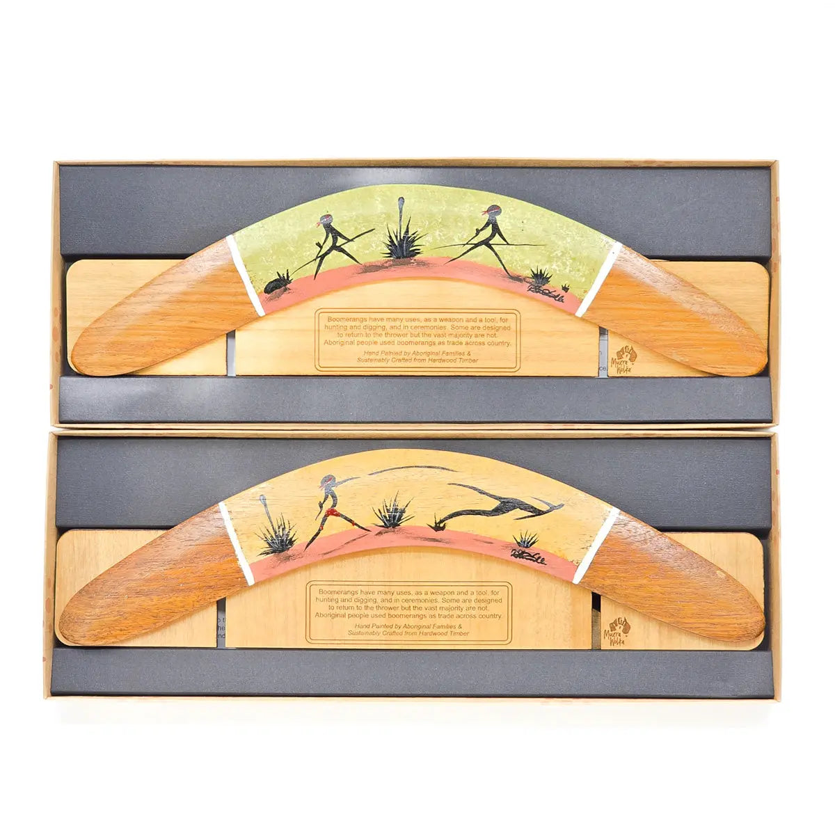 35cm Murra Wolka Display Boomerang - Allanson Souvenirs