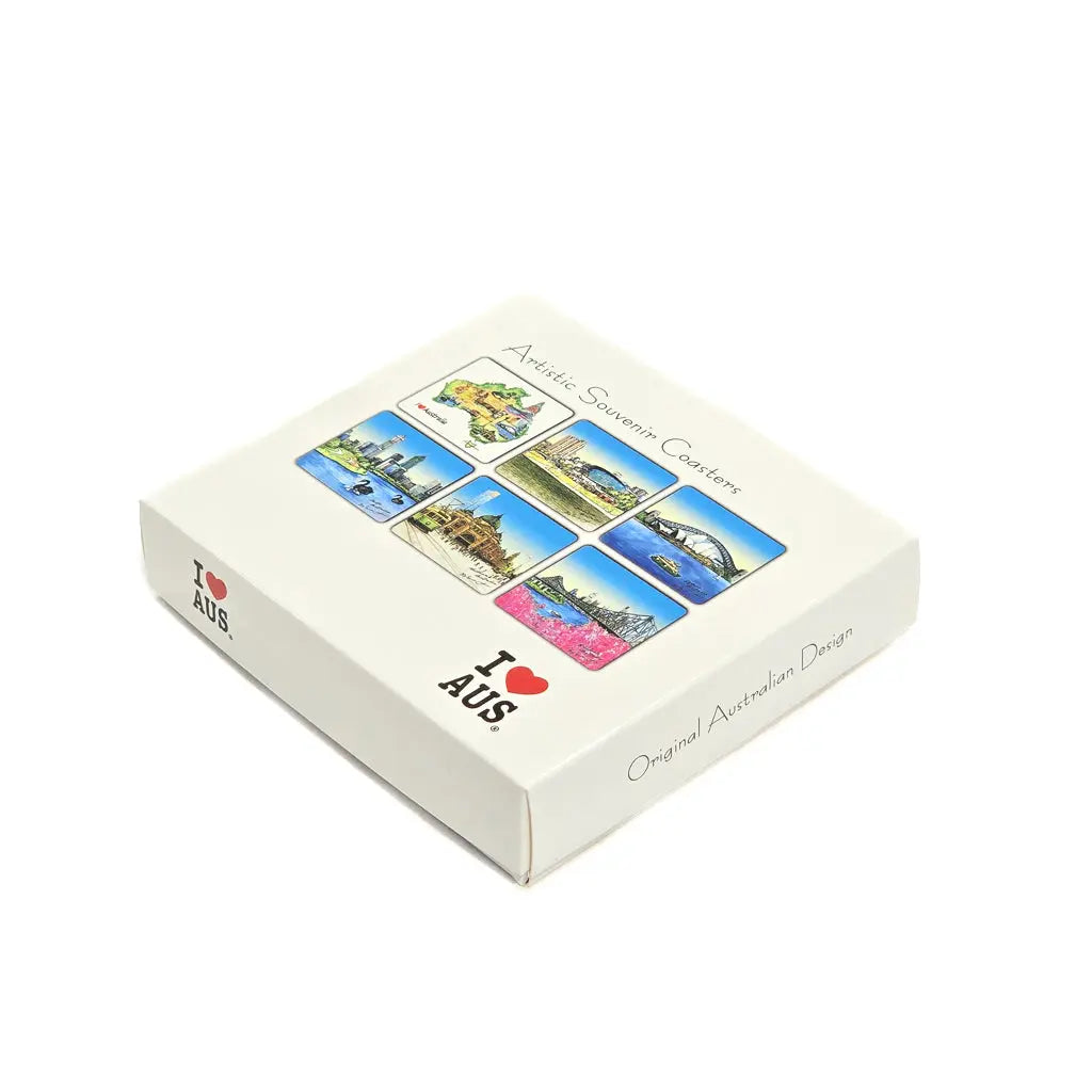 Australian Capital Cities Coaster Set Allanson Souvenirs