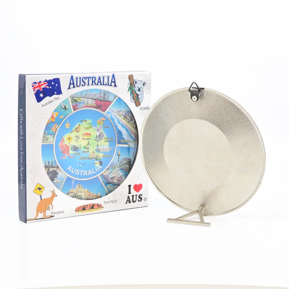 Australian Capital Cities Display Plate Allanson Souvenirs