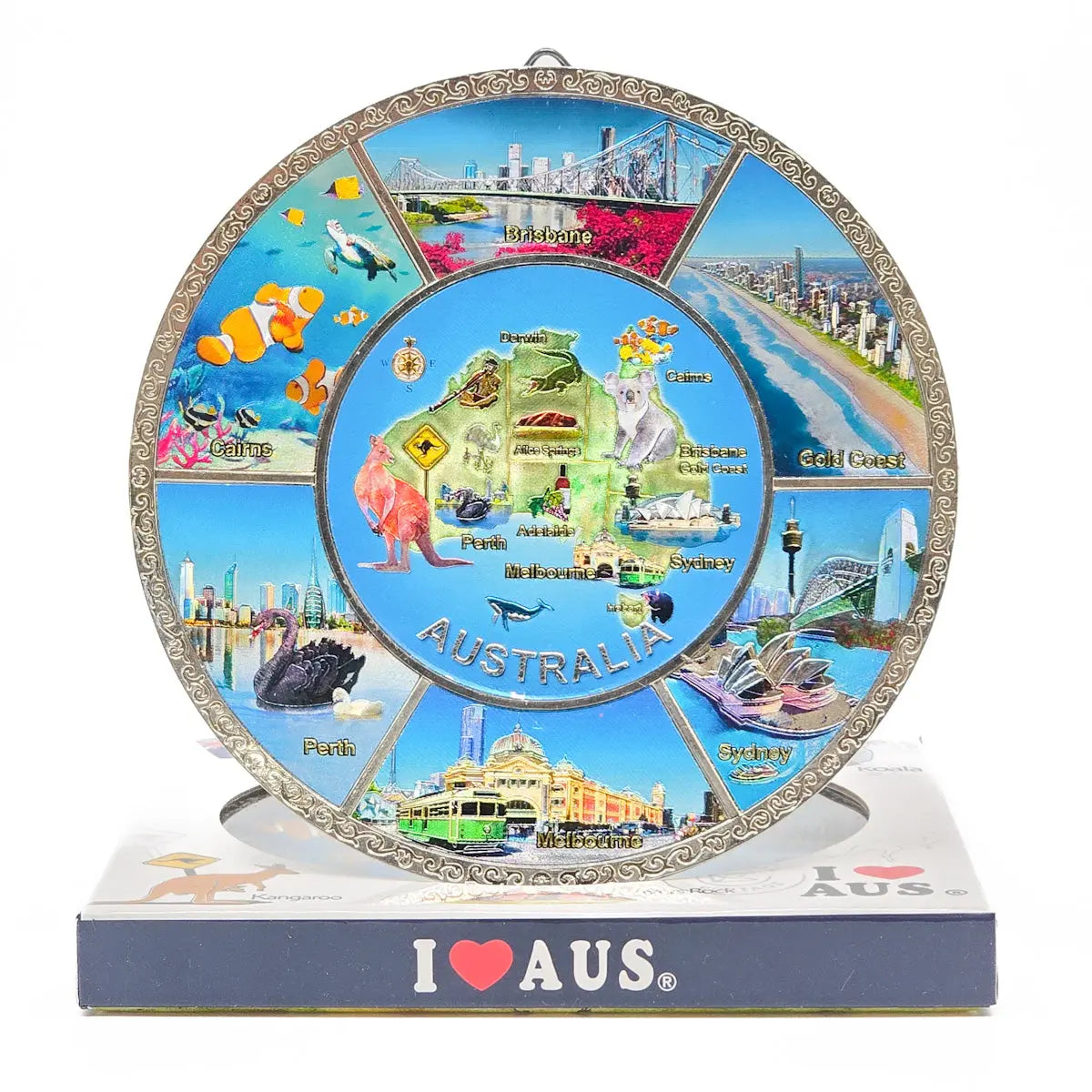 Australian Capital City Display Plate - Allanson Souvenirs