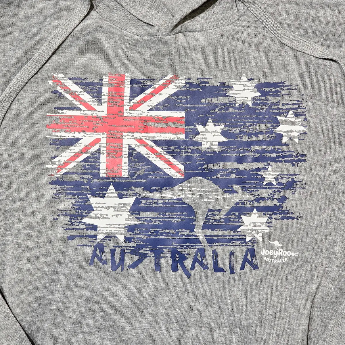 Australian Flag Kangaroo Hoodie - Allanson Souvenirs