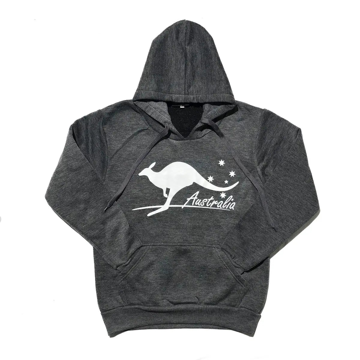 Australian Kangaroo Grey Hoodie - Allanson Souvenirs