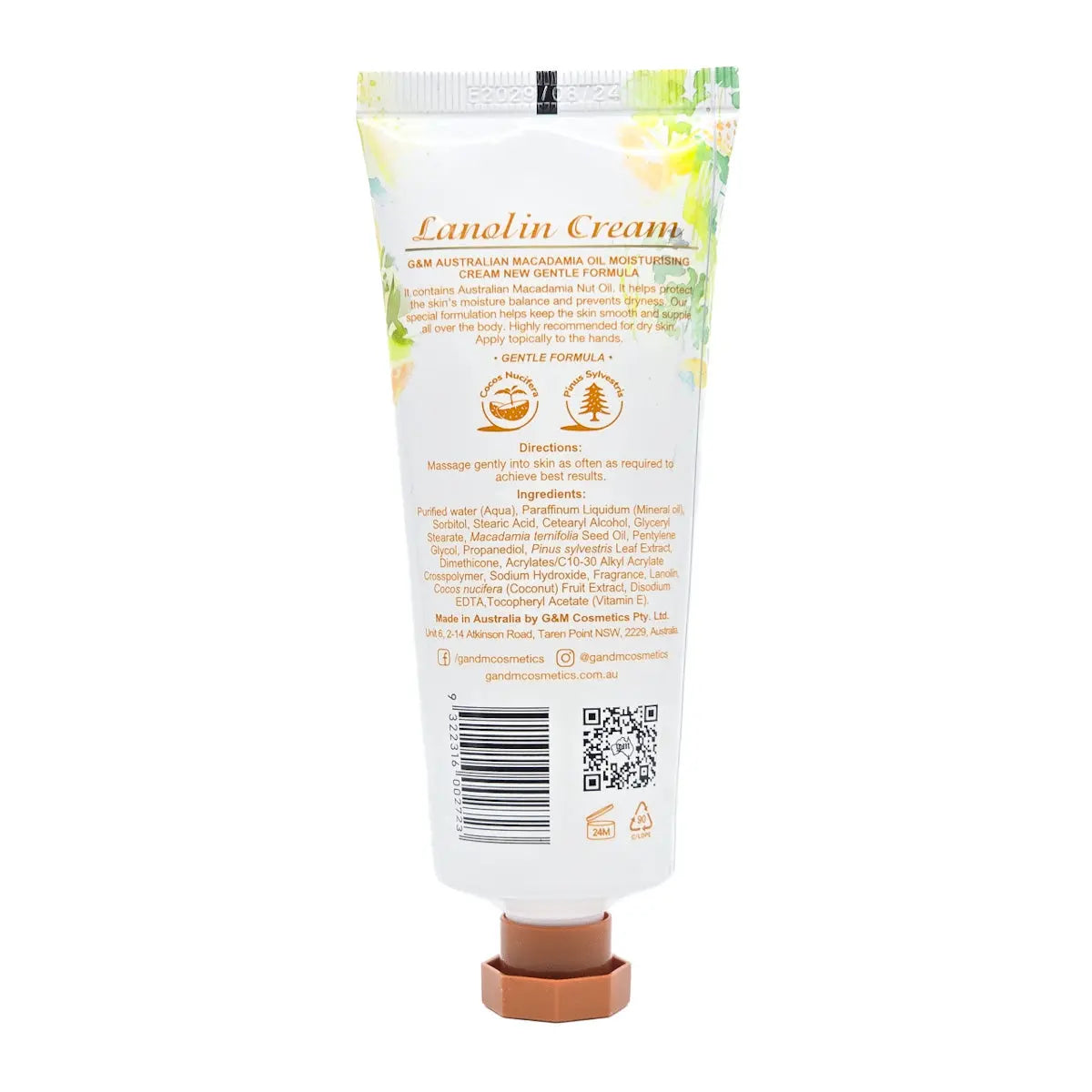 Australian Macadamia Oil Cream 70mg - Allanson Souvenirs