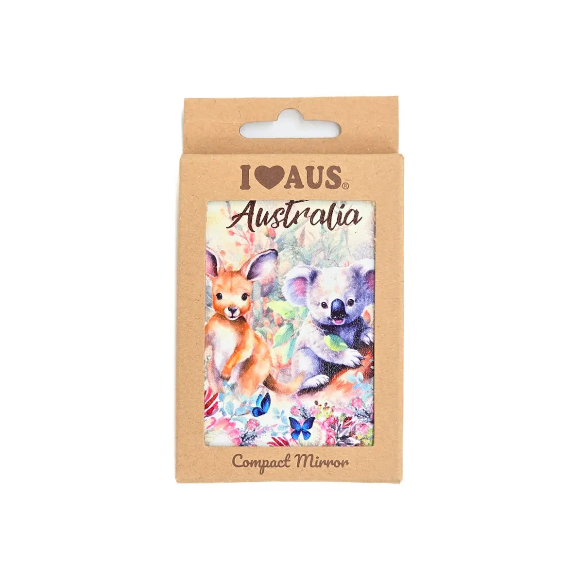 Baby Koala & Joey Compact Mirror - Allanson Souvenirs
