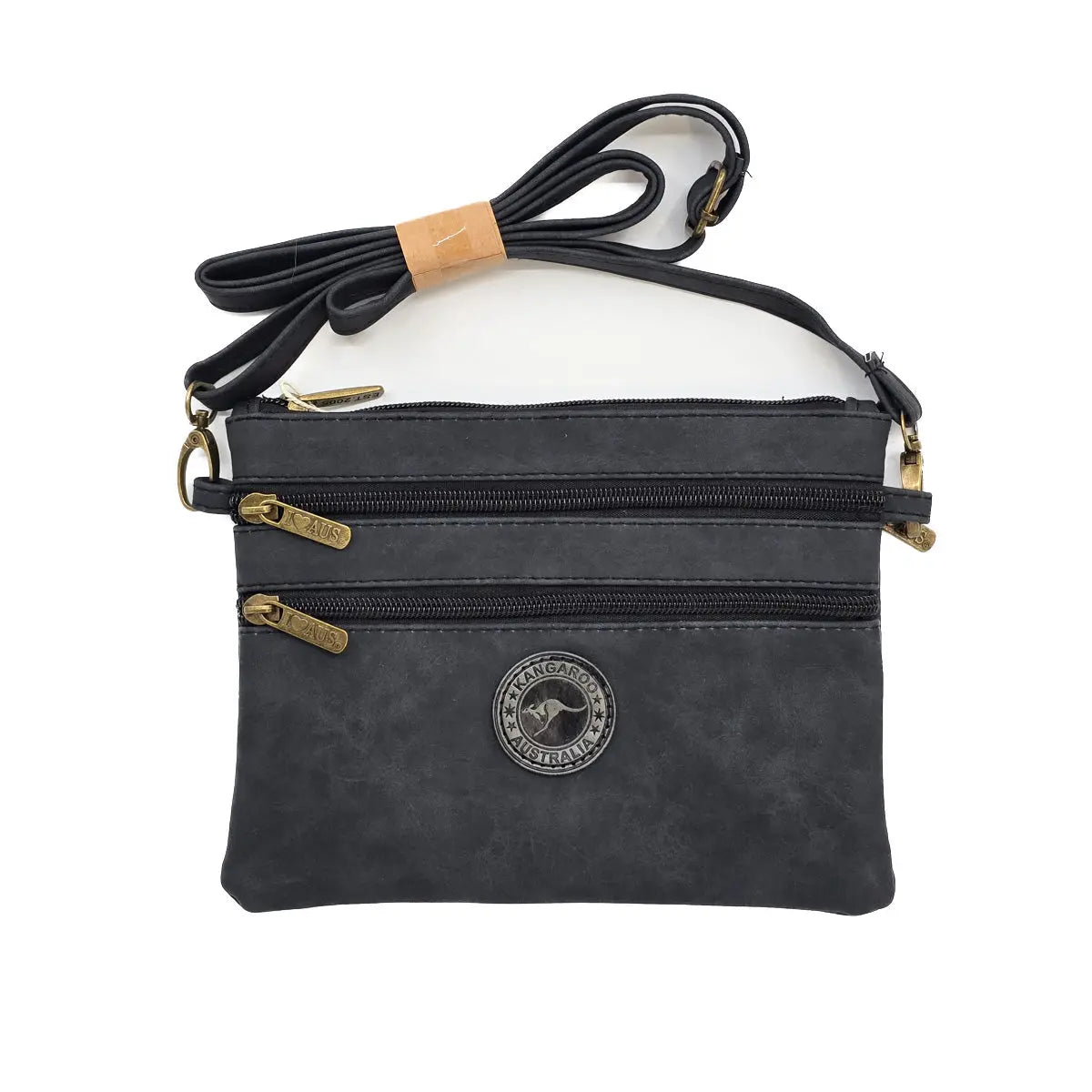 Black Clutch Suede Travel Bag Allanson Souvenirs