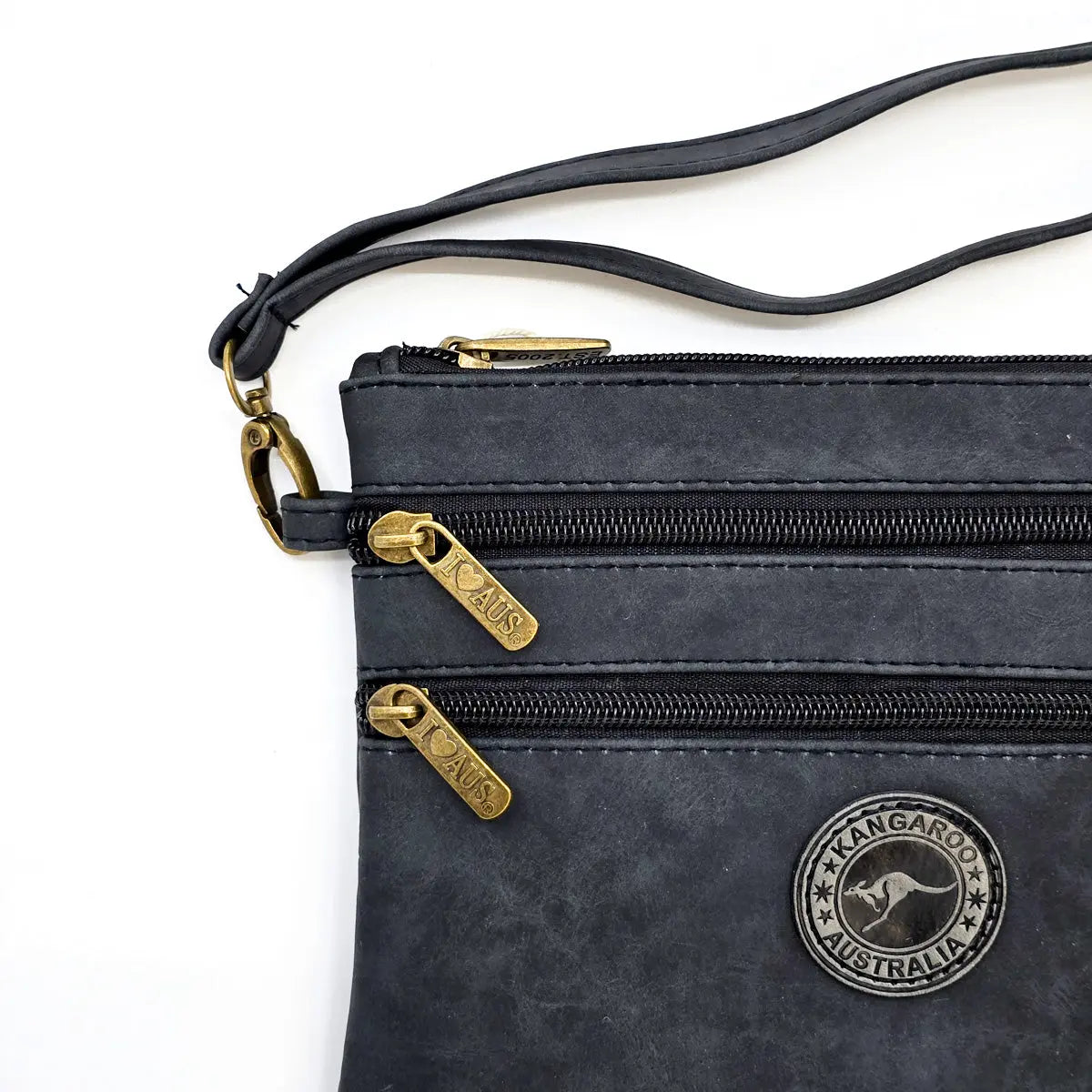 Black Clutch Suede Travel Bag Allanson Souvenirs