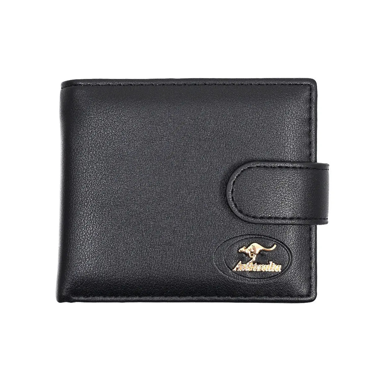 Black Leather Mens Wallet - Allanson Souvenirs