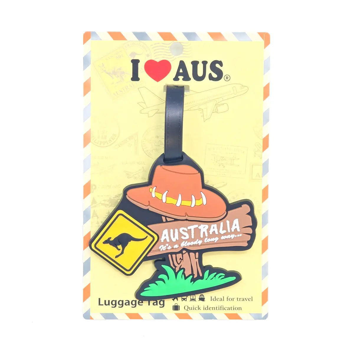 Bloody Long Way Luggage Tags Allanson Souvenirs