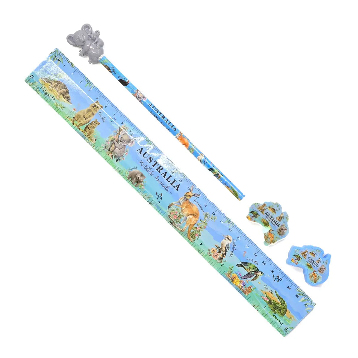 Blue Aussie Wildlife Stationary Set - Allanson Souvenirs