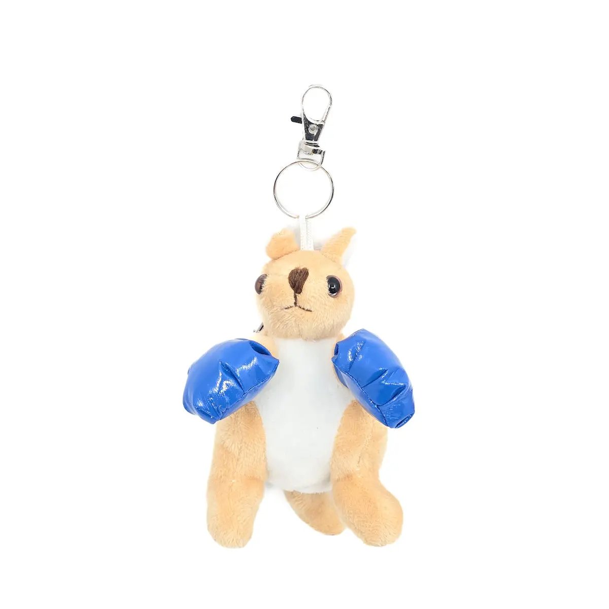 Blue Boxing Kangaroo Keyring - Allanson Souvenirs