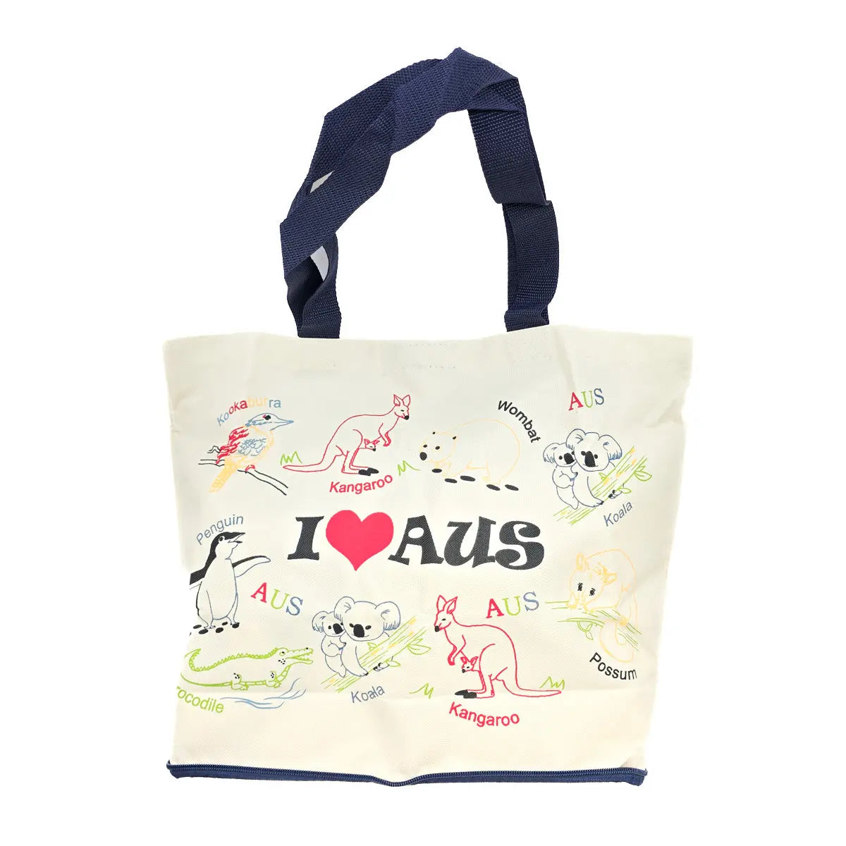 Cute Animal Art Foldable Shopping Bag Allanson Souvenirs