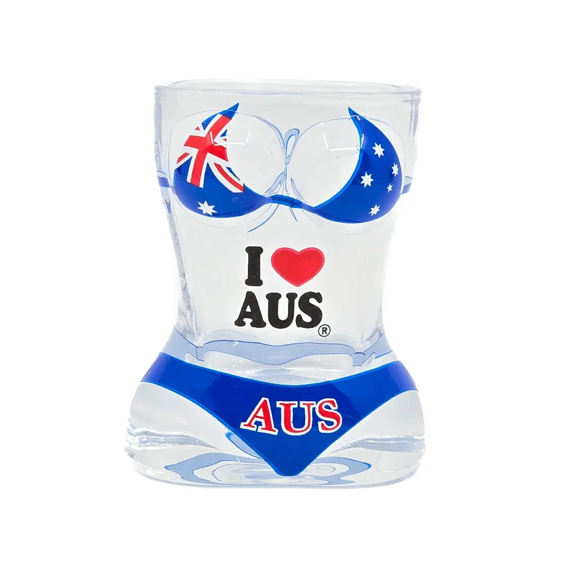 Flag Bikini Shot Glasses - Allanson Souvenirs