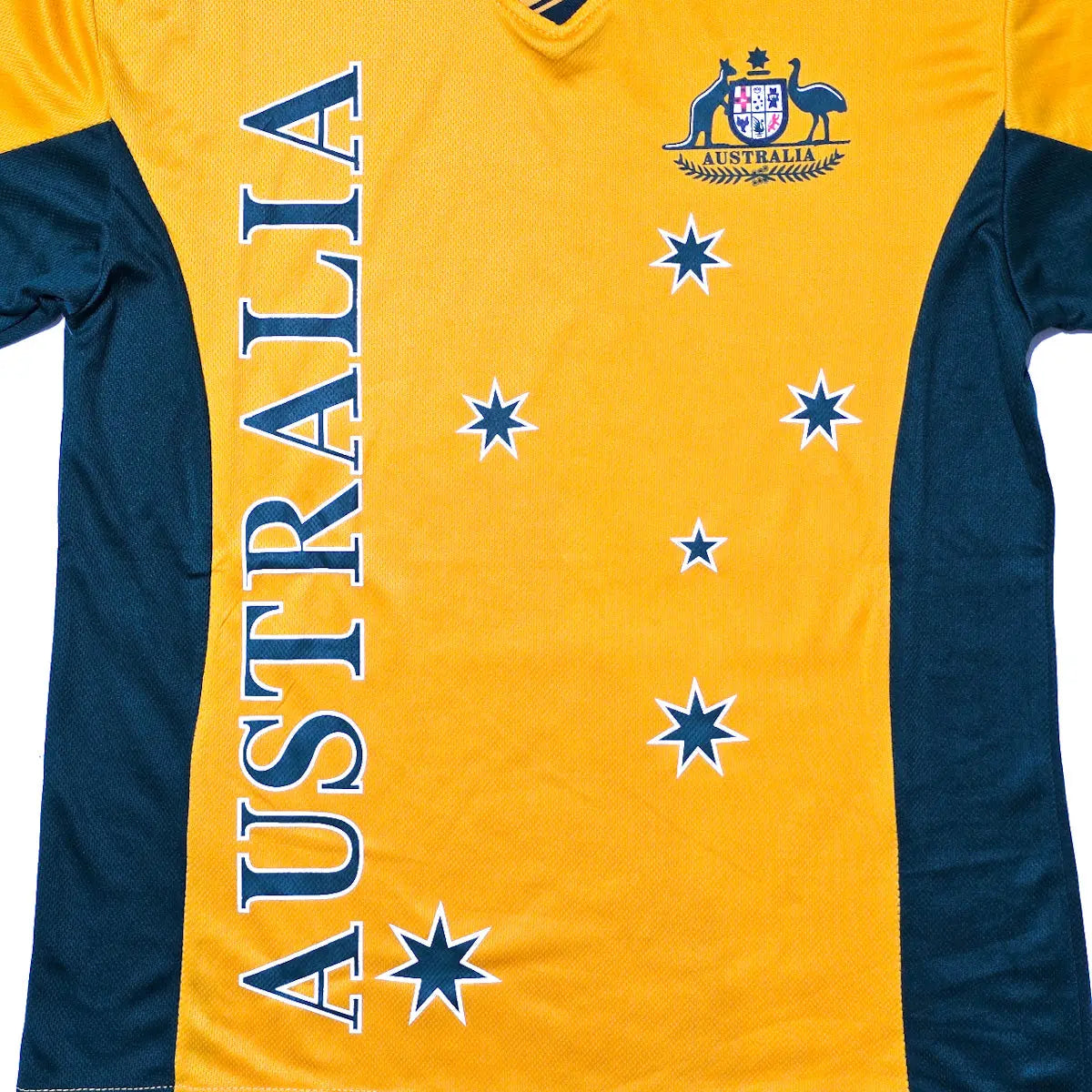 Gold Southern Cross Soccer Top - Allanson Souvenirs