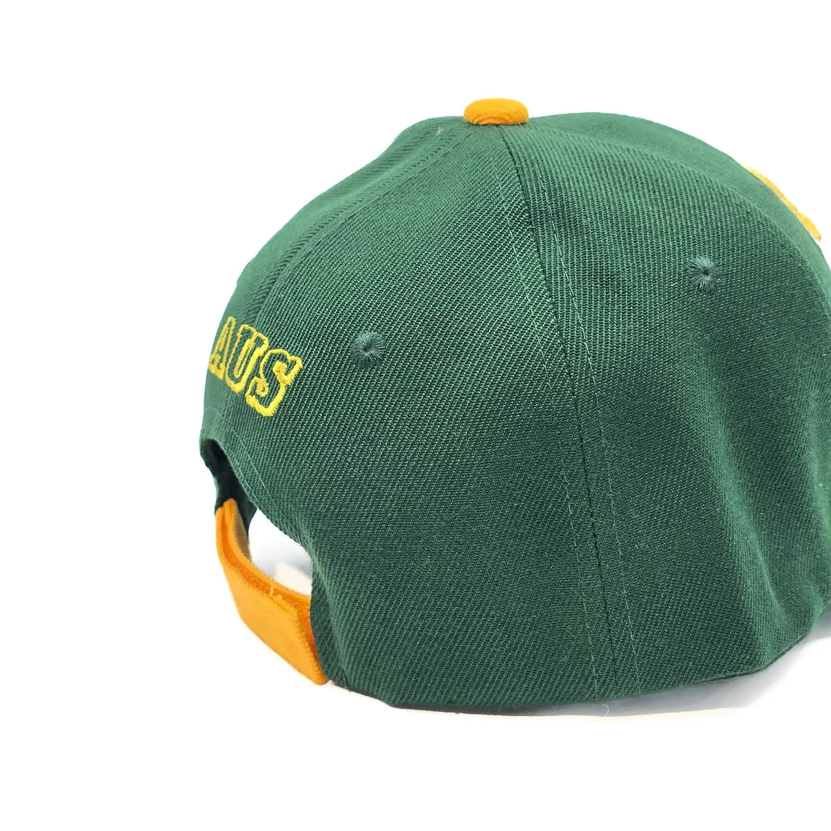 Green and Gold Kangaroo Baseball Cap - Allanson Souvenirs