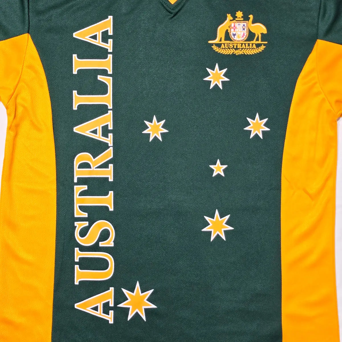 Green Southern Cross Soccer Top - Allanson Souvenirs
