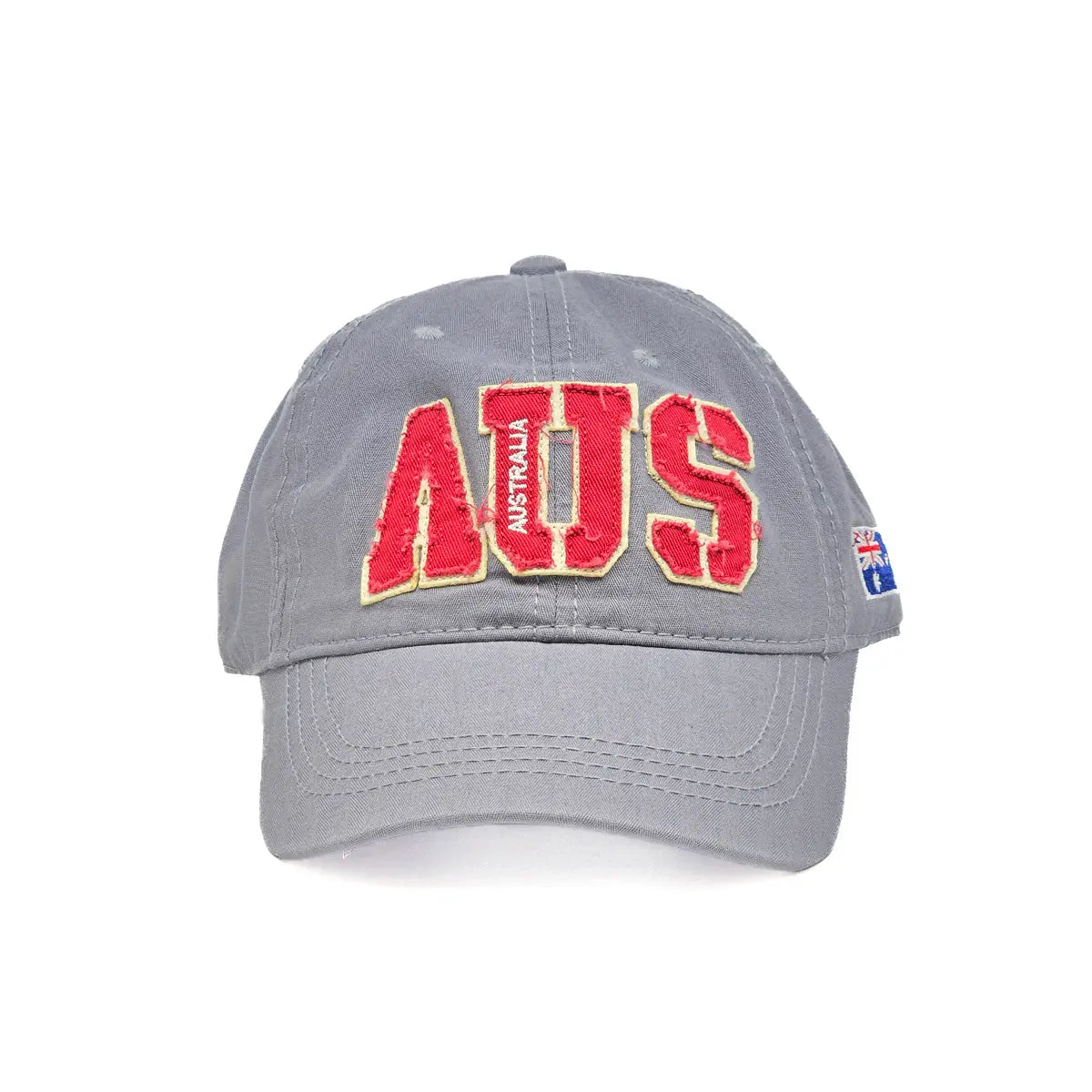 Embroidered AUS Grey Baseball Cap - Allanson Souvenirs