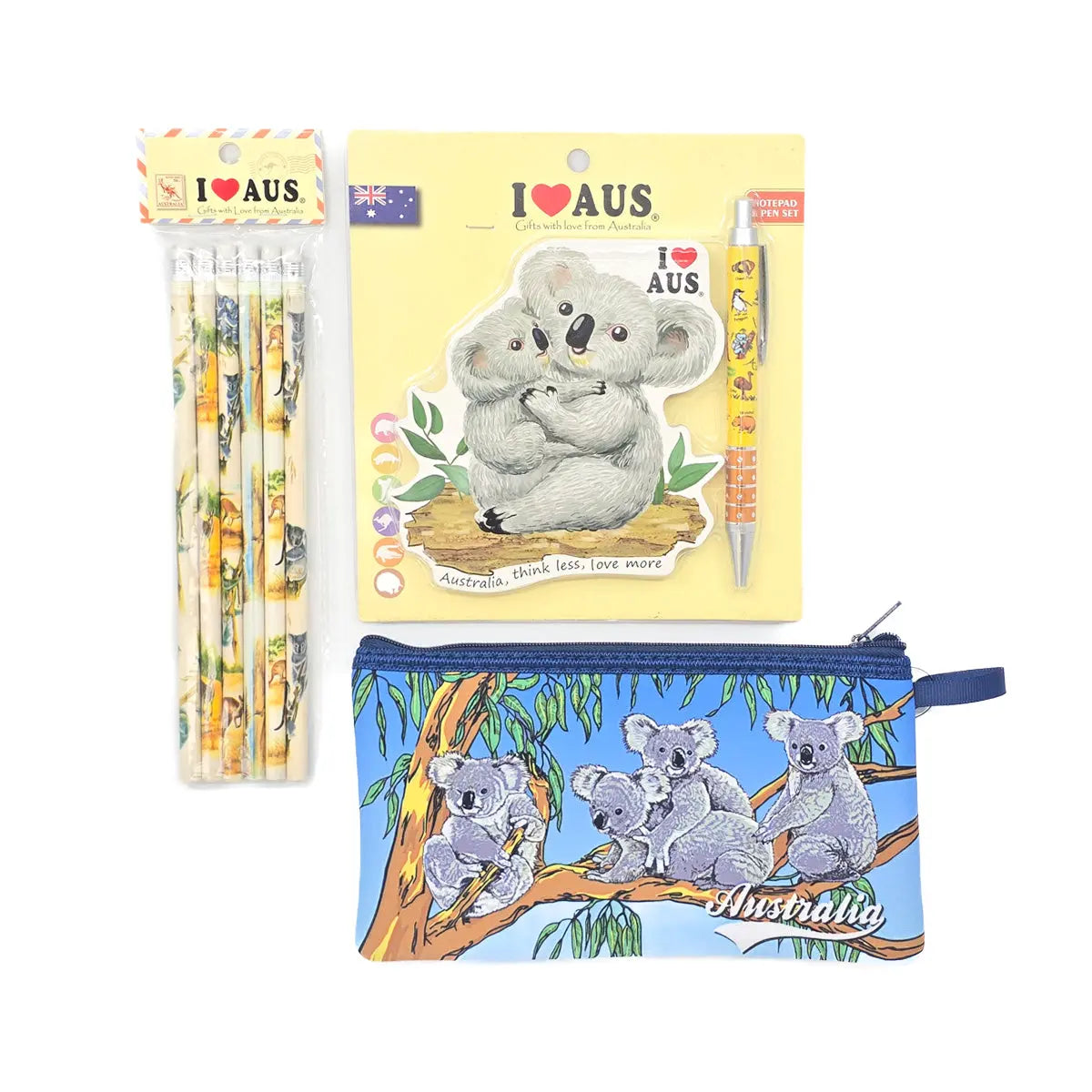 Grey Koala Backpack Gift Set - Allanson Souvenirs