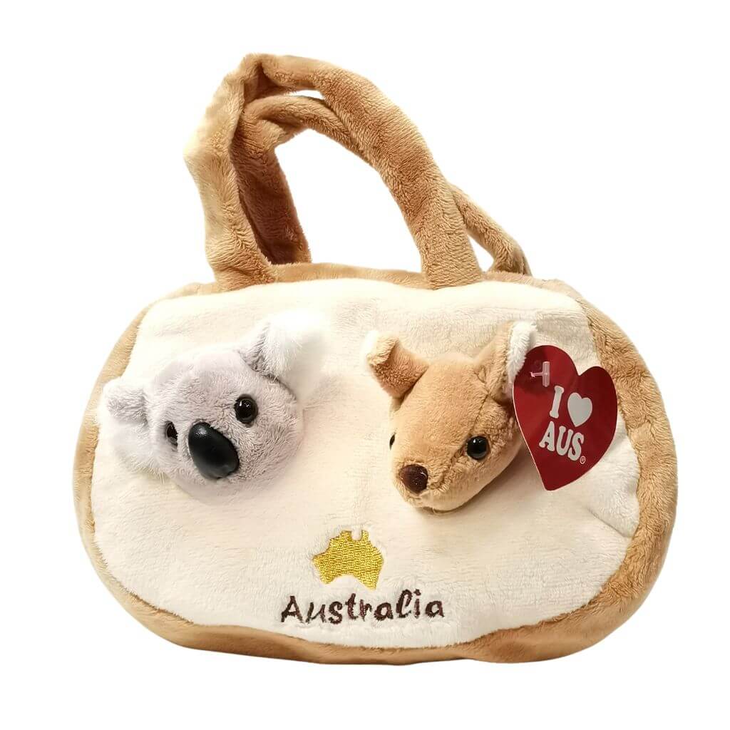 Kangaroo/ Koala Handbag - Allanson Souvenirs