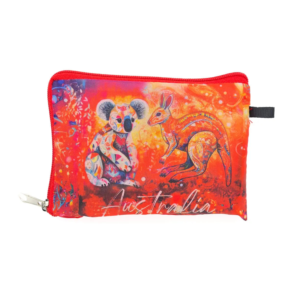 Kangaroo Koala Mosaic Foldable Shopping Bag - Allanson Souvenirs
