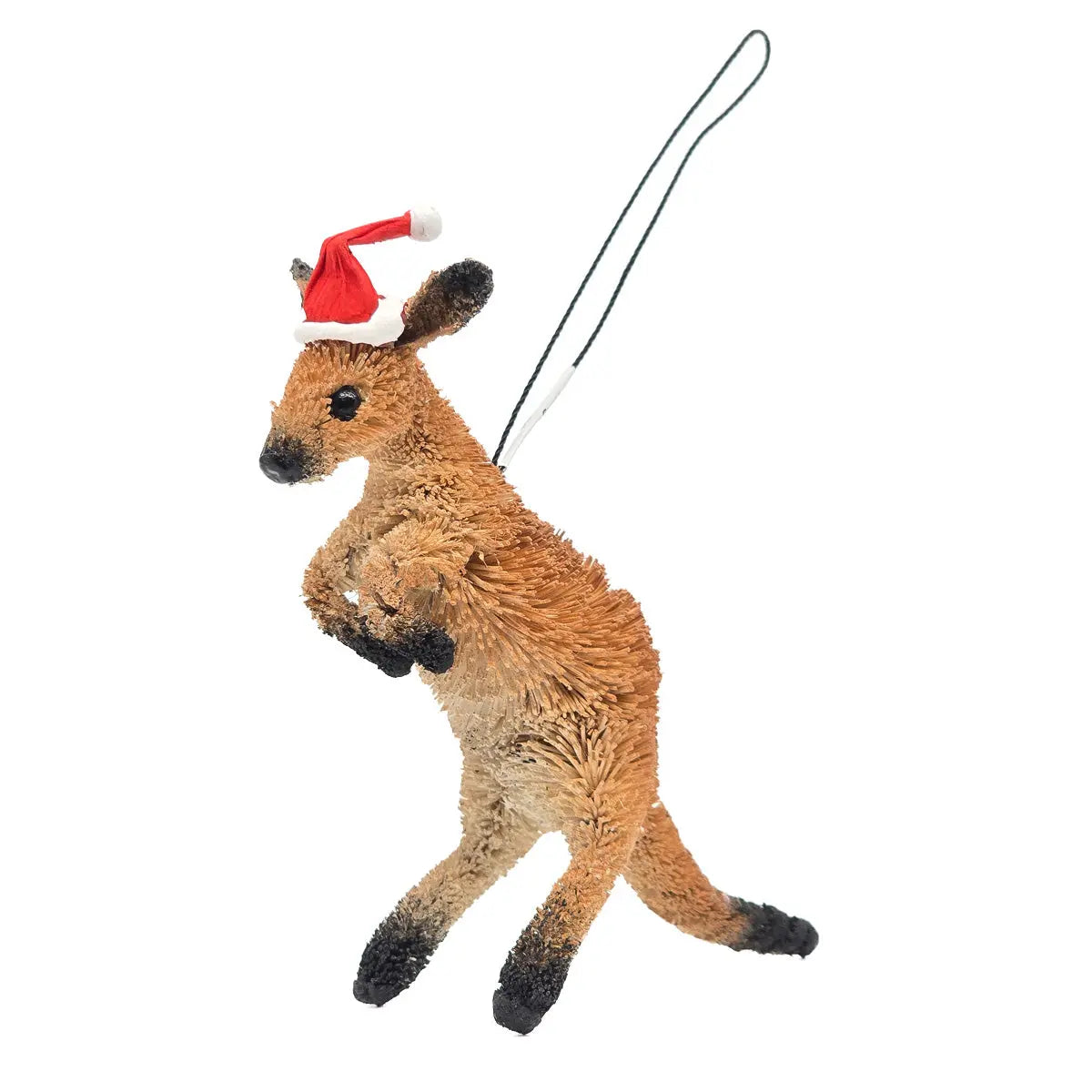 Kangaroo with Santa Hat Christmas Decoration - Allanson Souvenirs