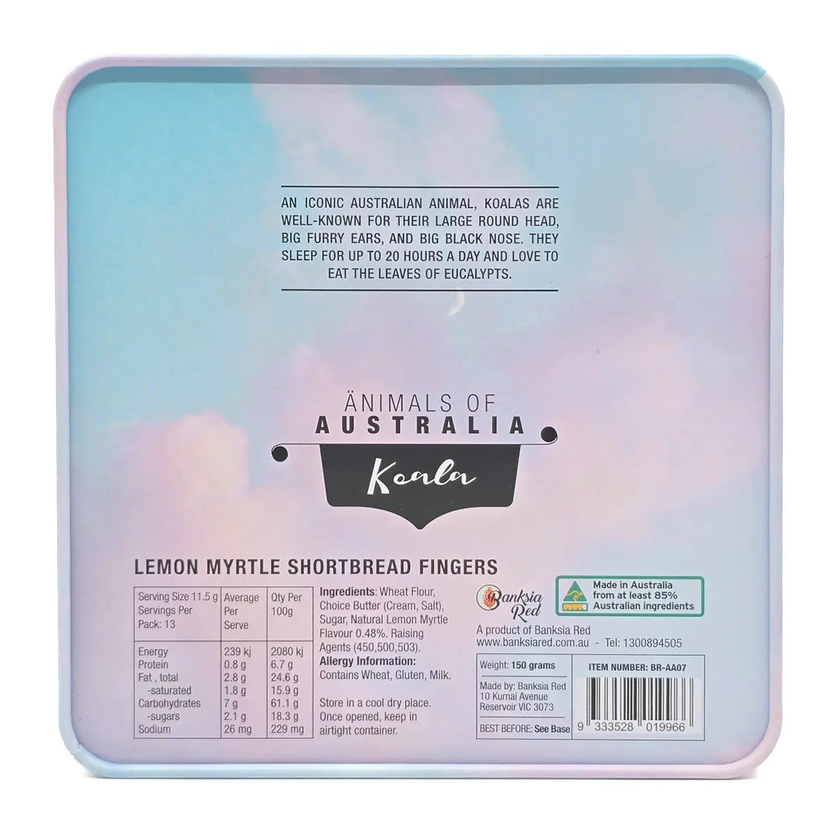 Koala Biscuit Tin - Allanson Souvenirs