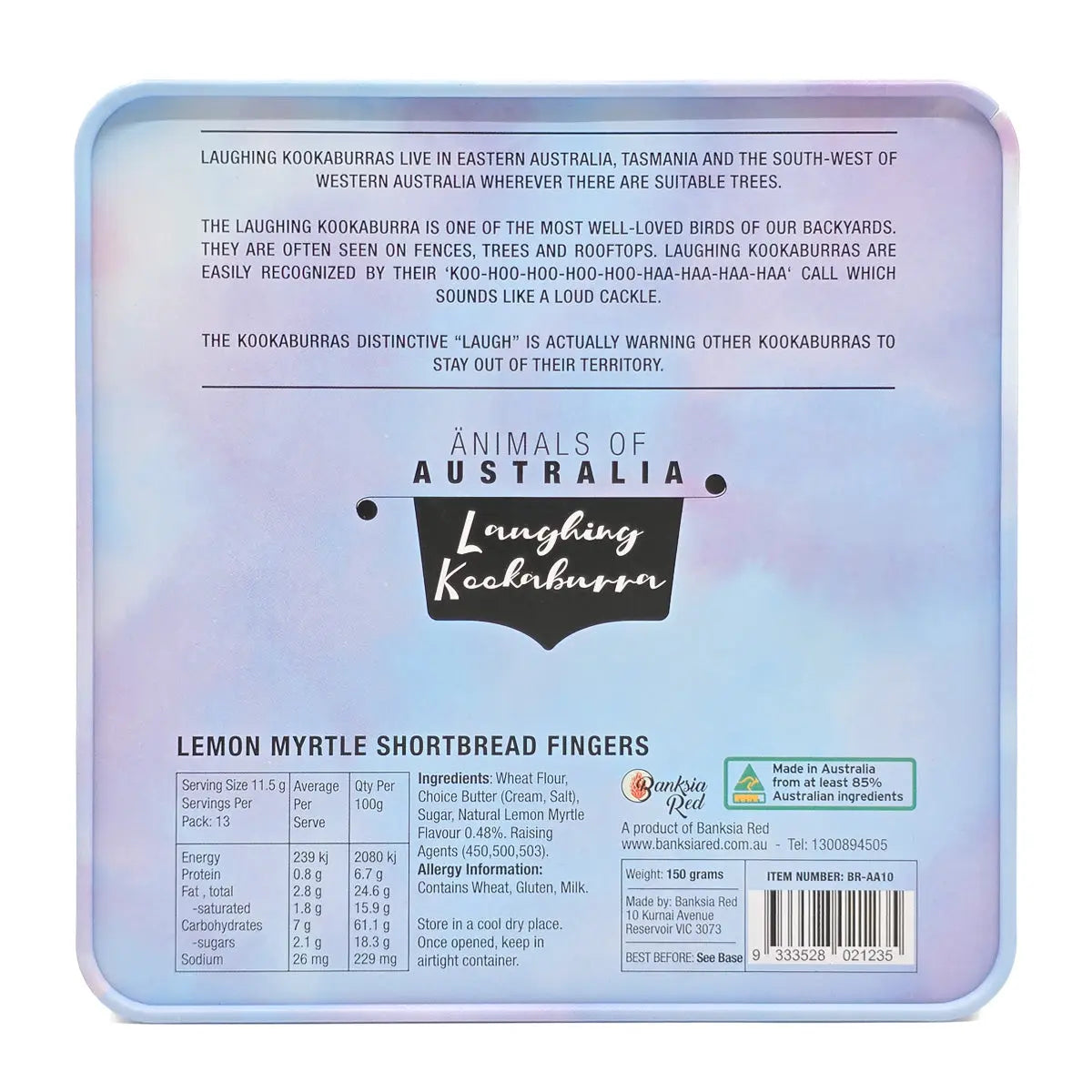 Kookaburra Biscuit Tin - Allanson Souvenirs