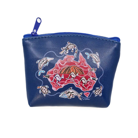 Map of Australia Coin Purse - Allanson Souvenirs