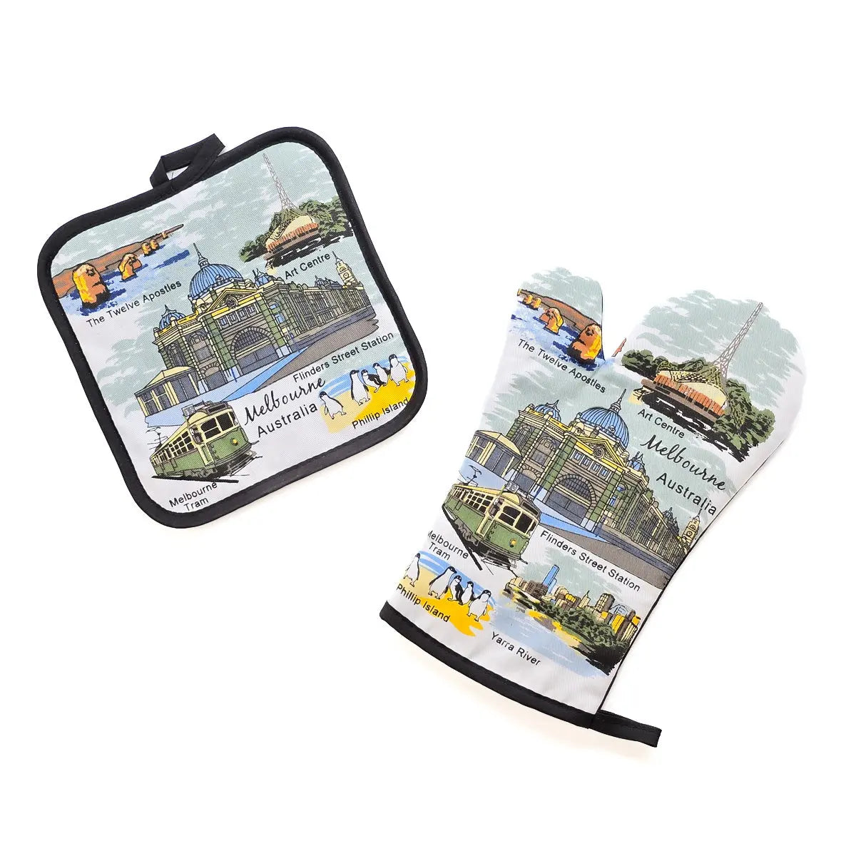 Melbourne Apron Set - Allanson Souvenirs