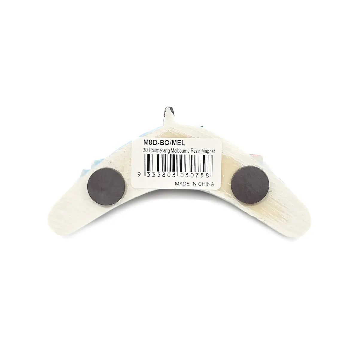 Melbourne Boomerang Fridge Magnet - Allanson Souvenirs
