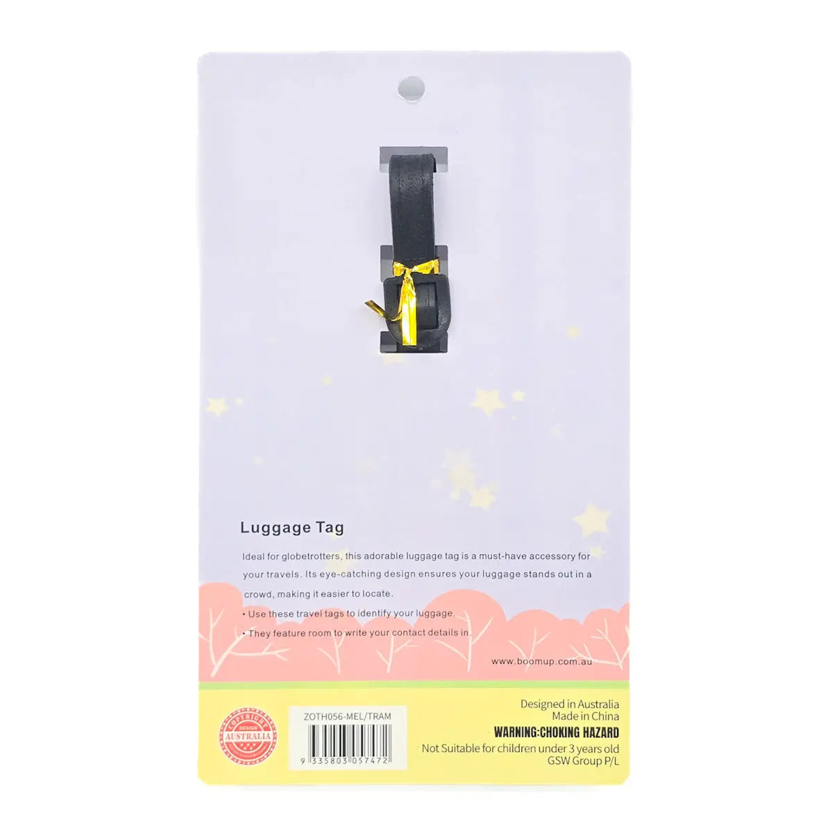 Melbourne Wildlife Tram Ride Luggage Tag - Allanson Souvenirs