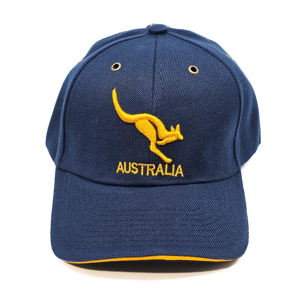 Navy Jumping Kangaroo Baseball Cap - Allanson Souvenirs