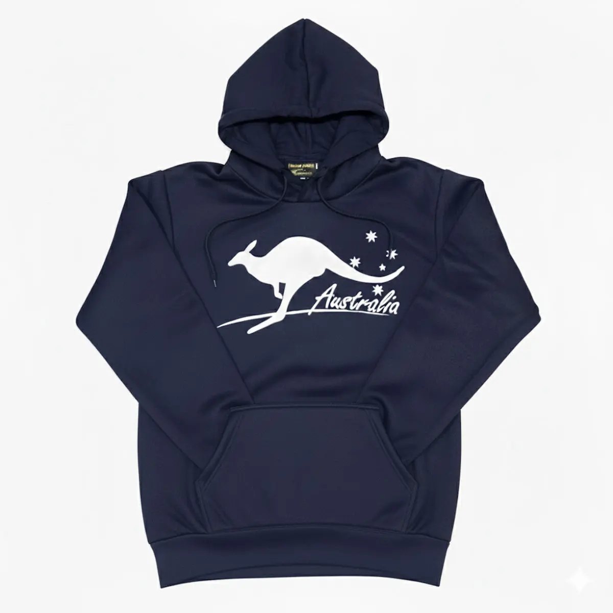 Navy Southern Cross Kangaroo Hoodie Navy - Allanson Souvenirs
