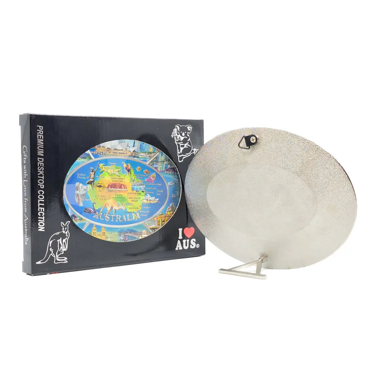 Oval Capital Cities Display Plate - Allanson Souvenirs