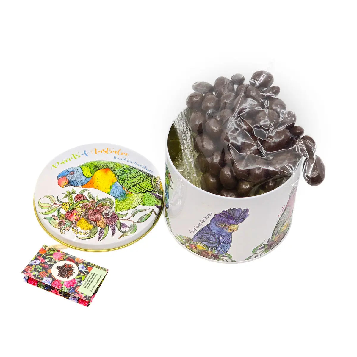 Parrots of Australia Chocolate Tin - Allanson Souvenirs