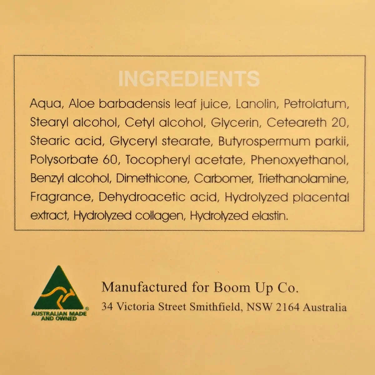 Placenta Cream - Allanson Souvenirs