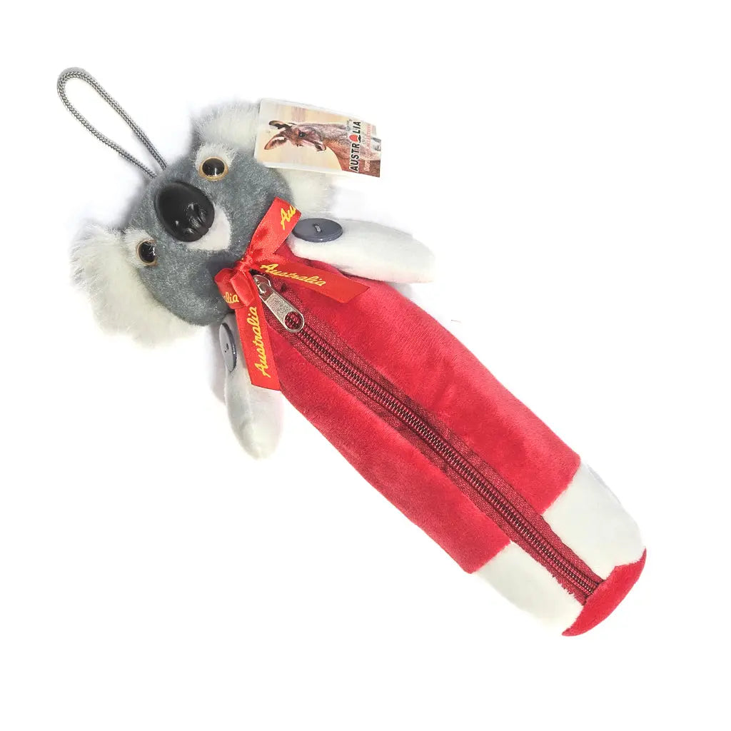 Soft Plush Grey Koala Pencil Case - Allanson Souvenirs
