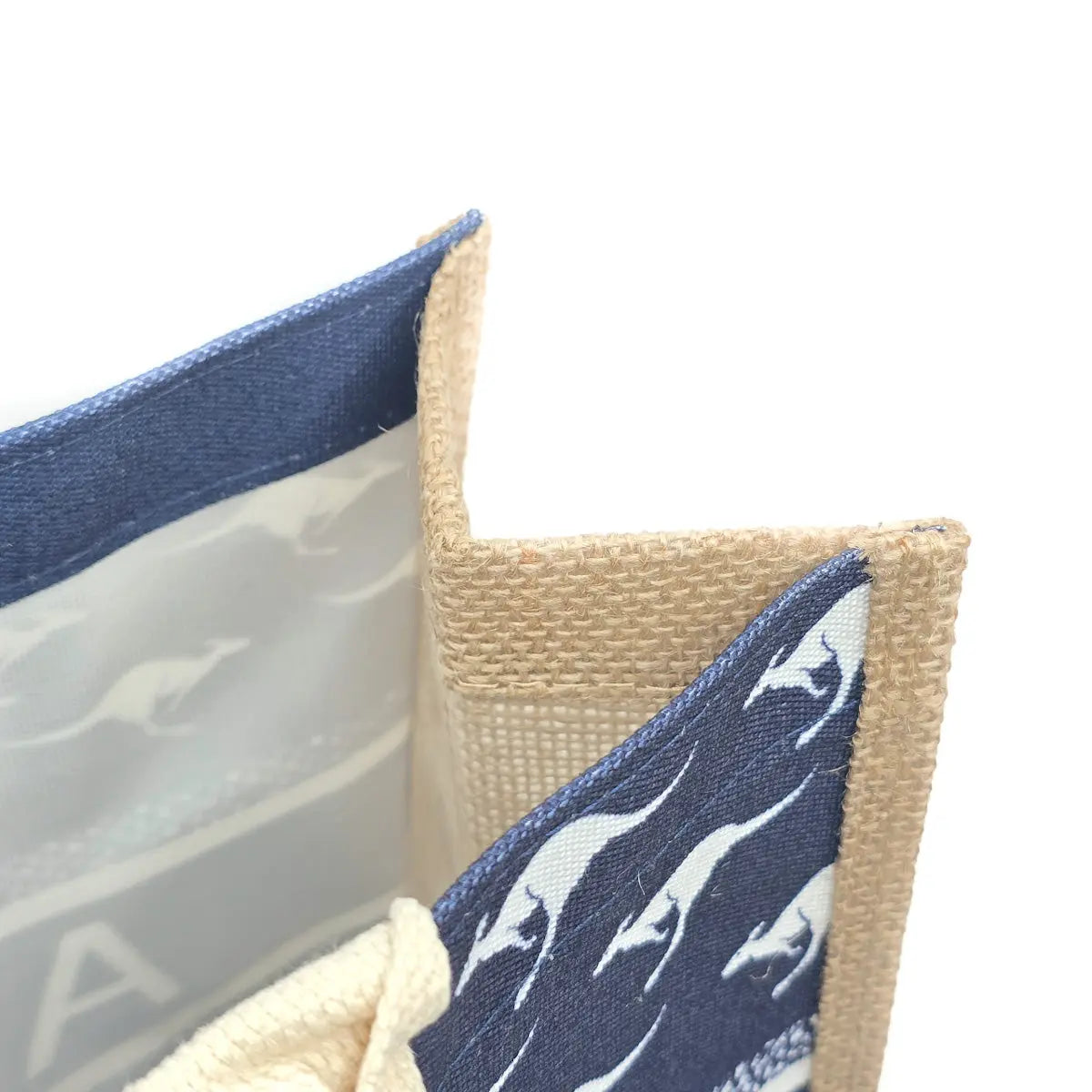 Premium Navy Kangaroo Tote Bag - Allanson Souvenirs