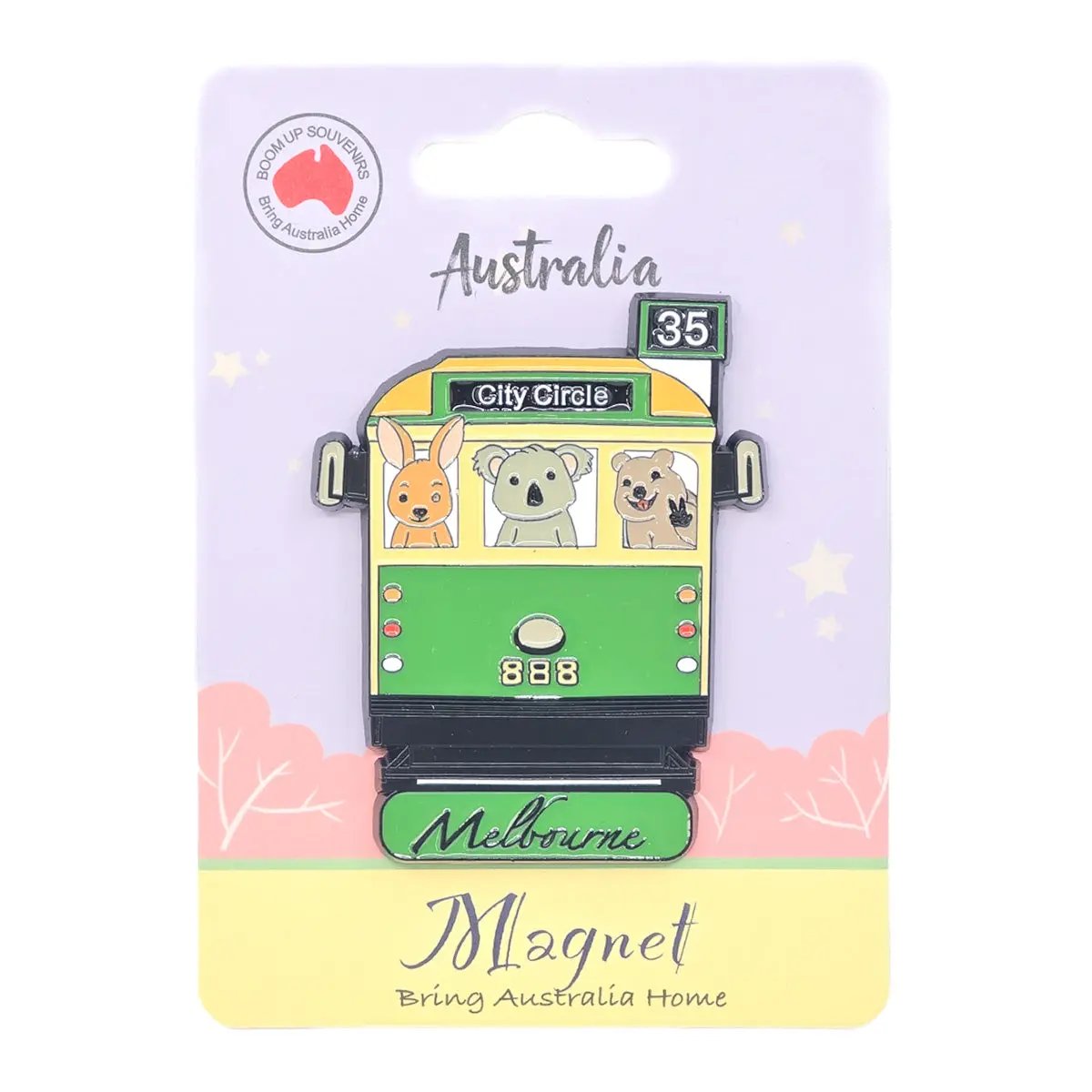 Quality Melbourne Tram Magnet - Allanson Souvenirs