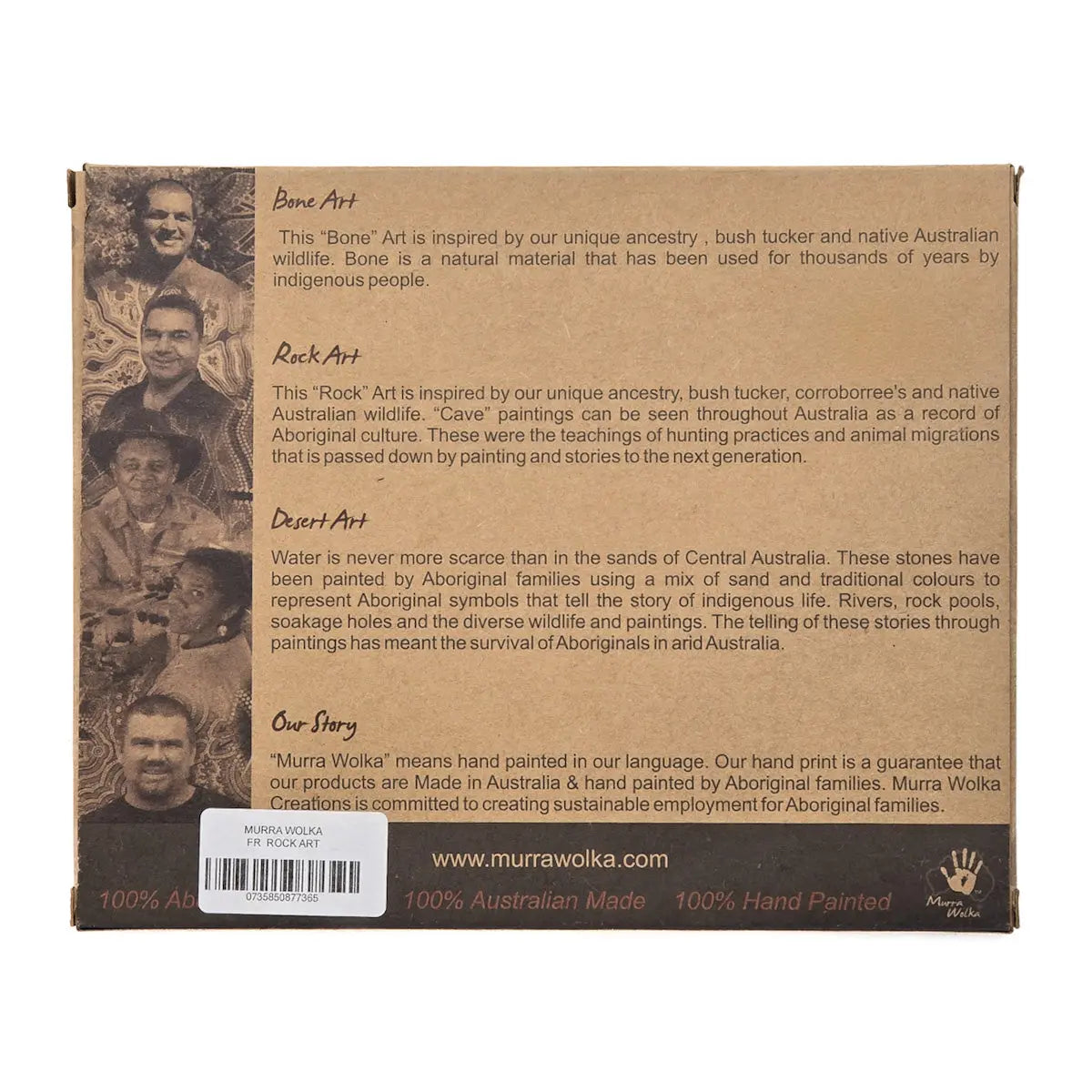 Single Framed Rock Art - Allanson Souvenirs