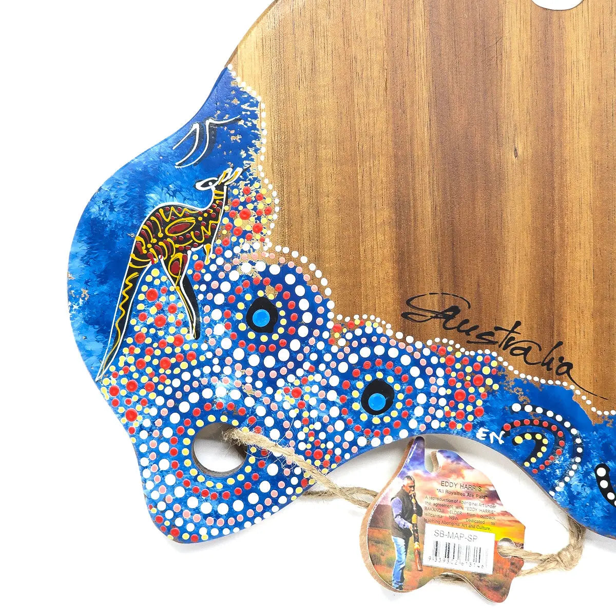 Small Australia Map Serving Board - Allanson Souvenirs