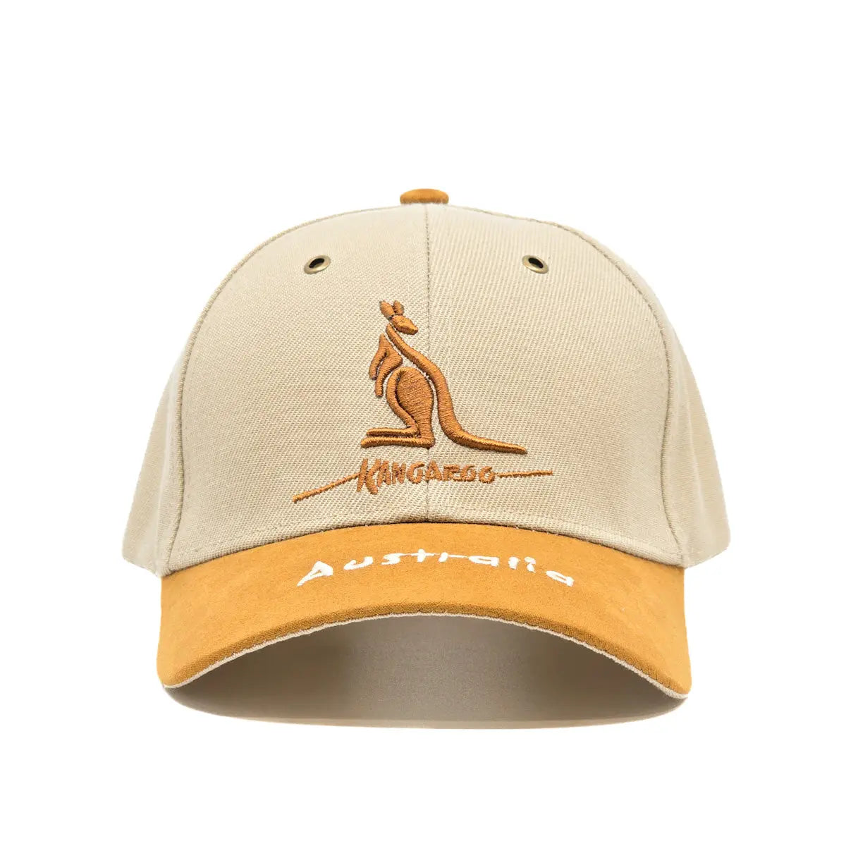 Tan Australian Kangaroo Baseball Cap - Allanson Souvenirs
