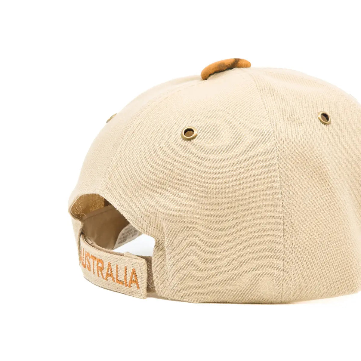 Tan Australian Kangaroo Baseball Cap - Allanson Souvenirs