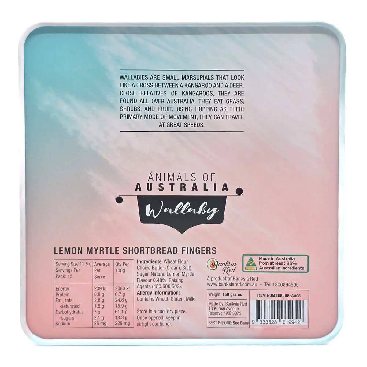 Wallaby Biscuit Tin - Allanson Souvenirs