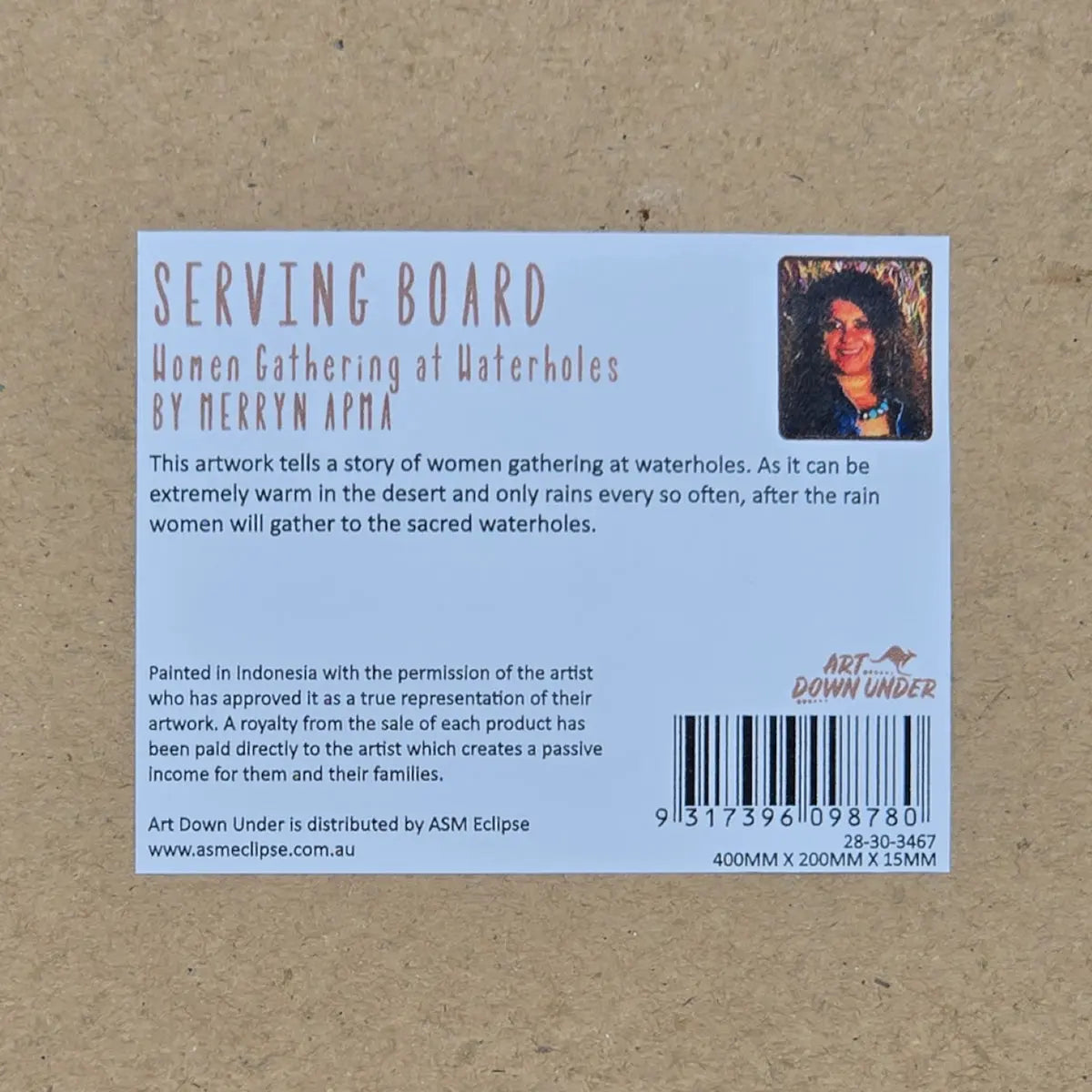 Women At Waterholes Chopping Board - Allanson Souvenirs