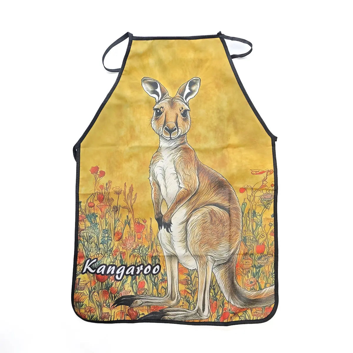 Yellow Kangaroo Apron Set - Allanson Souvenirs