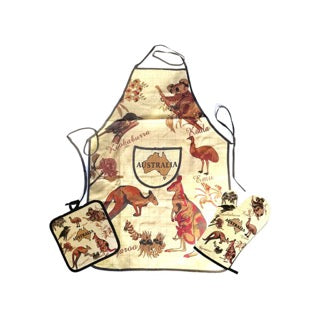 Australian Souvenirs Apron Set Allanson Souvenirs