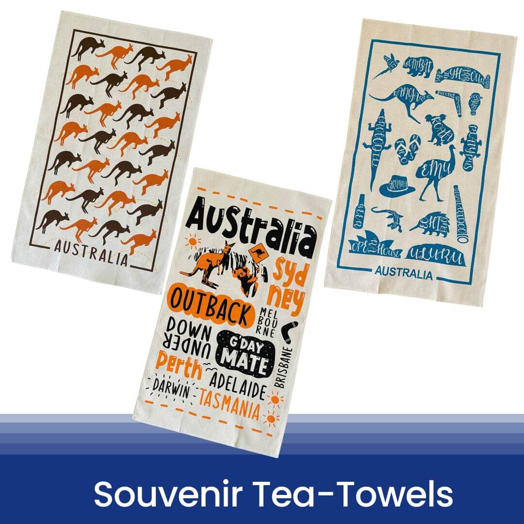 Souvenir Tea-Towels | Allanson Souvenirs 